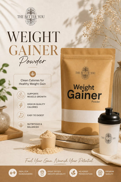 **The Better You Weight Gainer Powder – Healthy Weight Gain & Muscle Support**