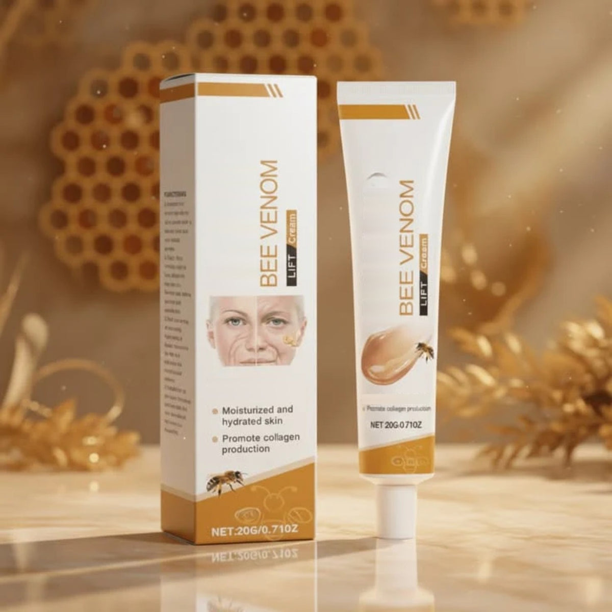Bee Venom Lifting & Firming Face Cream – Collagen Boost & Deep Hydration (20g)