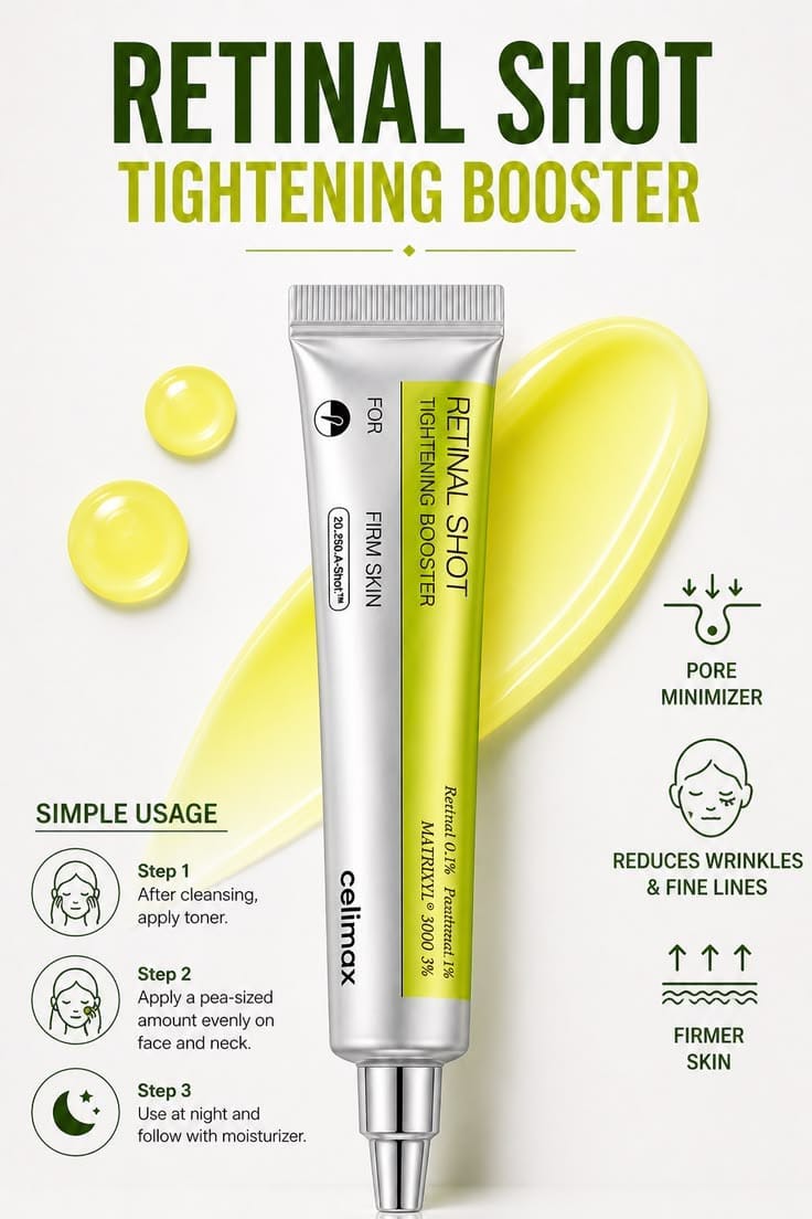 Celimax Retinal Shot Tightening Booster (15ml) - Anti-Aging & Firming Cream