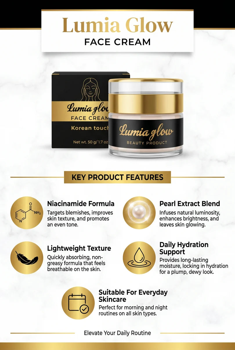 Lumia Glow Luminous Skin Cream with Niacinamide & Pearl Extract