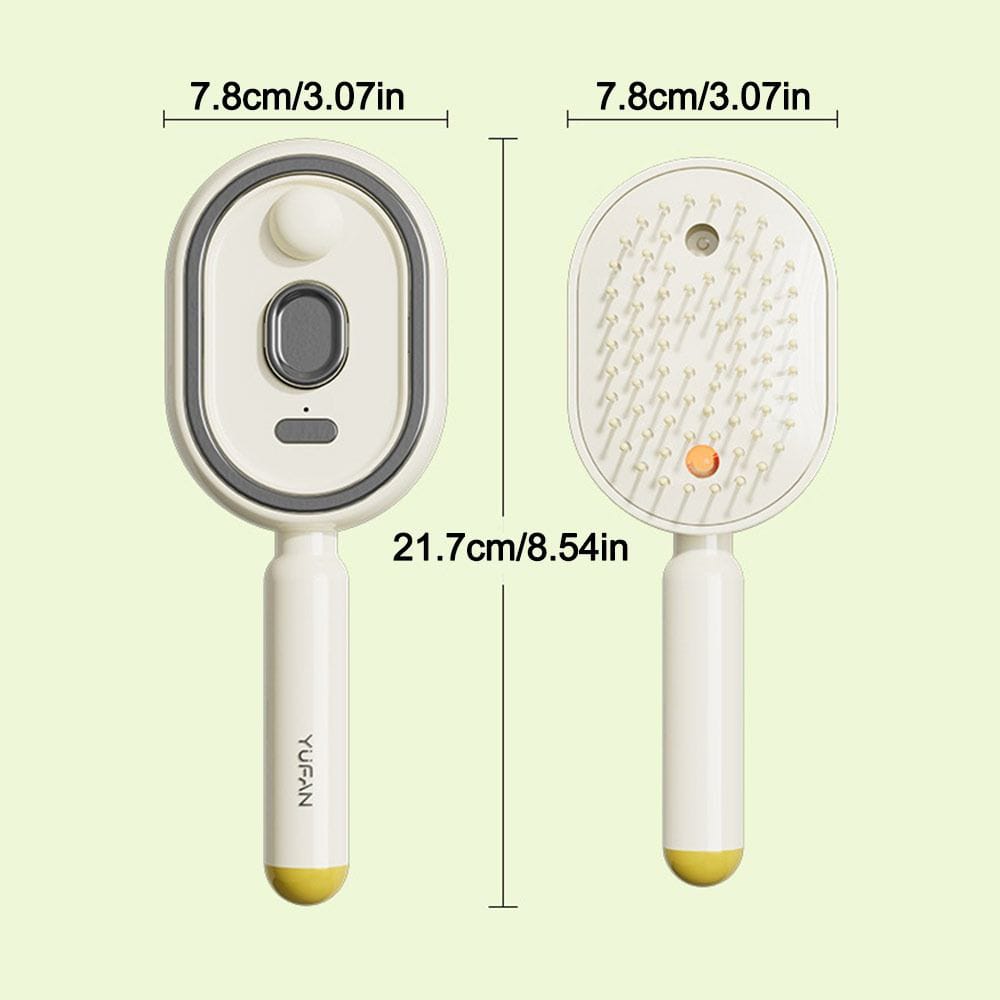 Electric Steam Hair Brush - Anti-Frizz Steam Hair Straightener & Massager Comb
