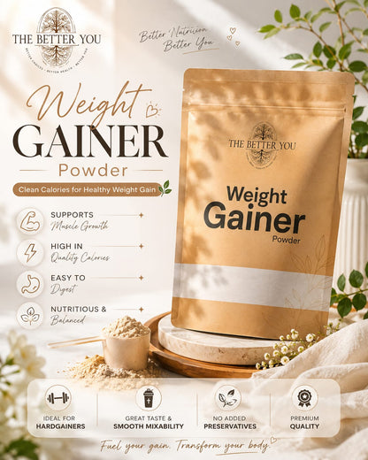 **The Better You Weight Gainer Powder – Healthy Weight Gain & Muscle Support**