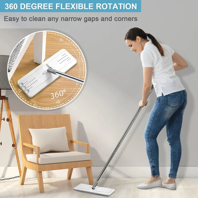 Flat Spin Mop With Bucket